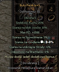 buty feniksa+9 5b 55lvl dropek polska metin2 top