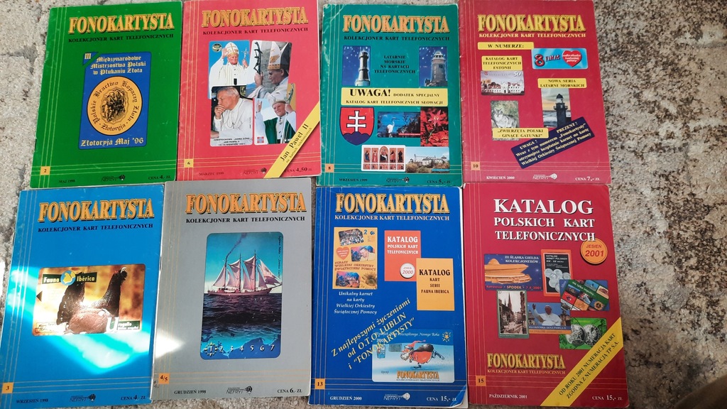 Katalogi używane - Fonokartysta