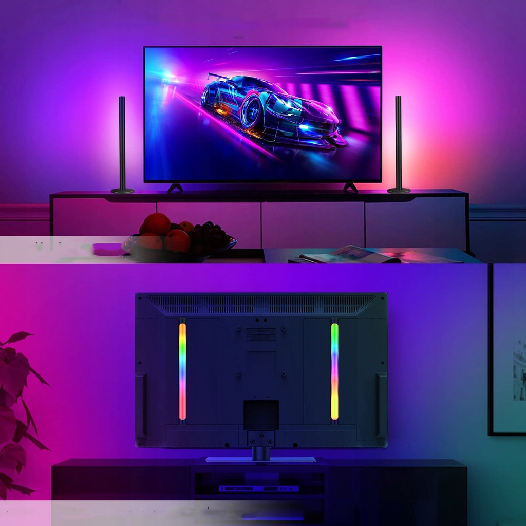 Купить 2 УМНАЯ НАСТОЛЬНАЯ ЛАМПА RGB LED ПРИЛОЖЕНИЕ МИКРОФОН: отзывы, фото, характеристики в интерне-магазине Aredi.ru