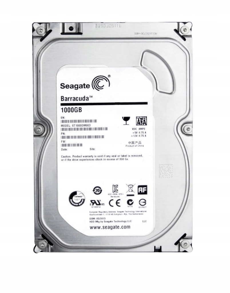 Купить ЖЕСТКИЙ ДИСК SEAGATE ST1000DM003 3,5 ДЮЙМА SATA 1 ТБ: отзывы, фото, характеристики в интерне-магазине Aredi.ru