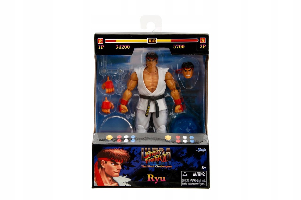 Jada 253252025 Street Fighter Ryu figurka, ruchome