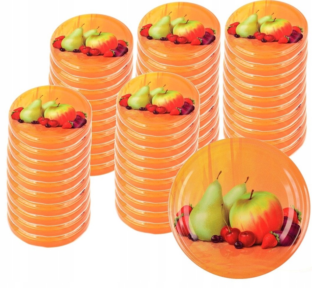 Zakrętka Nakrętka Słoik Owoce gruszka FI82 50szt