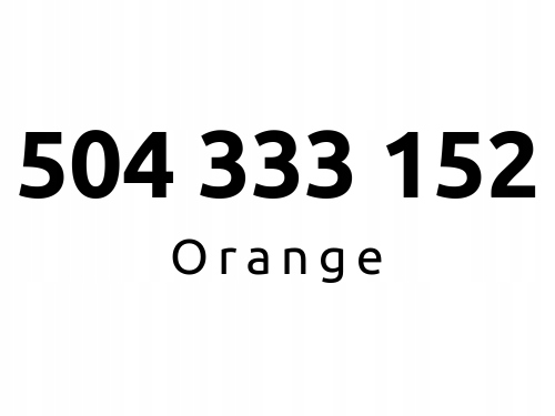 504-333-152 | Starter Orange (33 31 52) #E