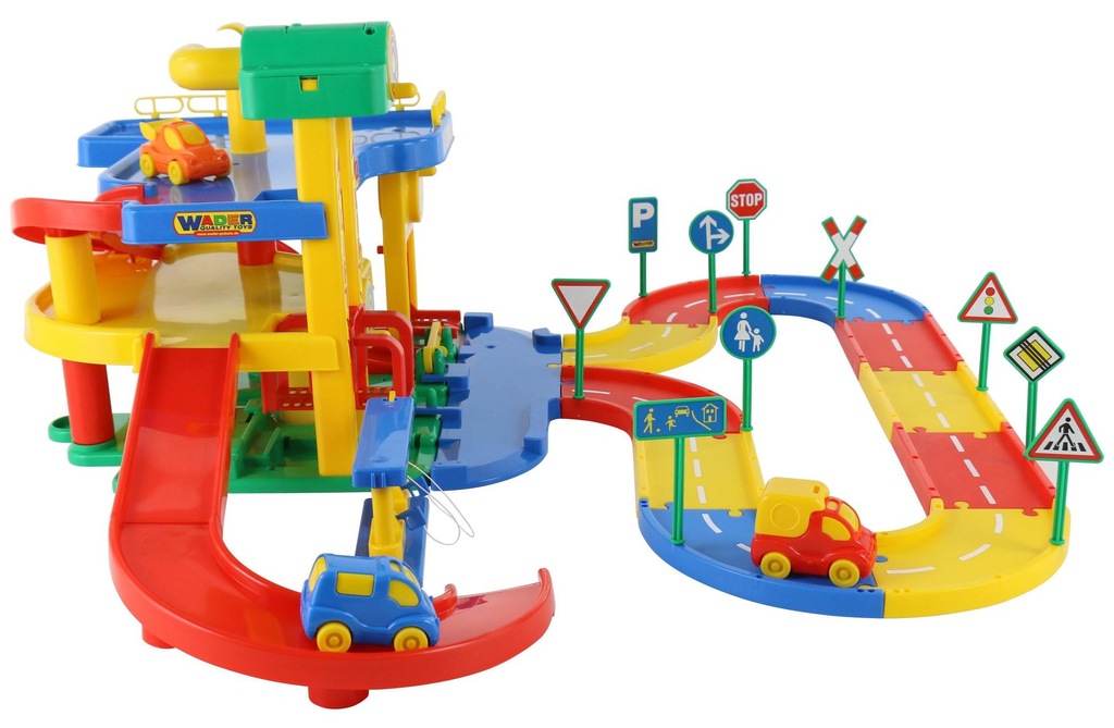 Wader MEGA GARAŻ PARKING 2 POZIOMY z drogą AUTKA 6971275743