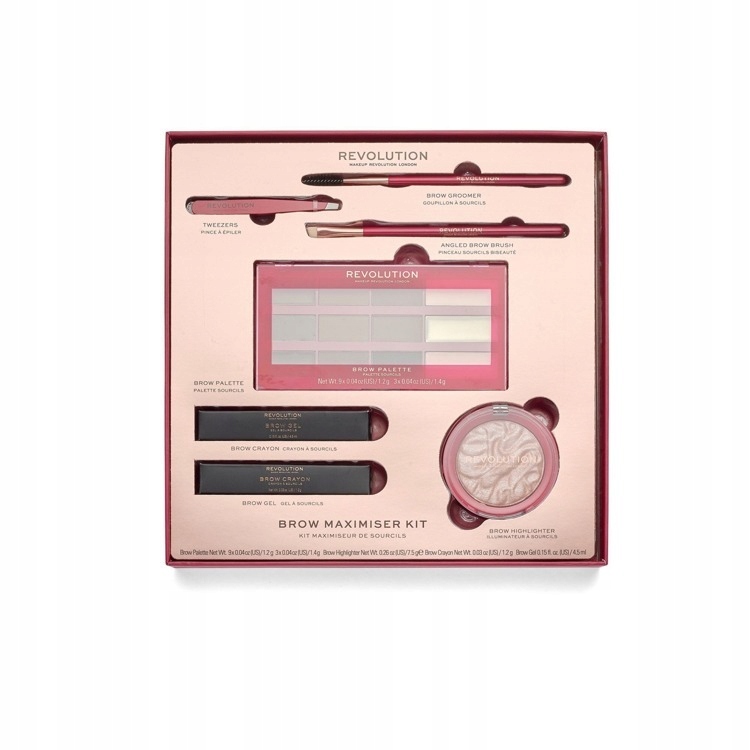 Makeup Revolution Zestaw Brow Maximiser Kit 2019