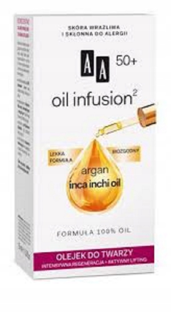 AA Oil Infusion Argan Inca Inchi Oil 50+ Face Oil