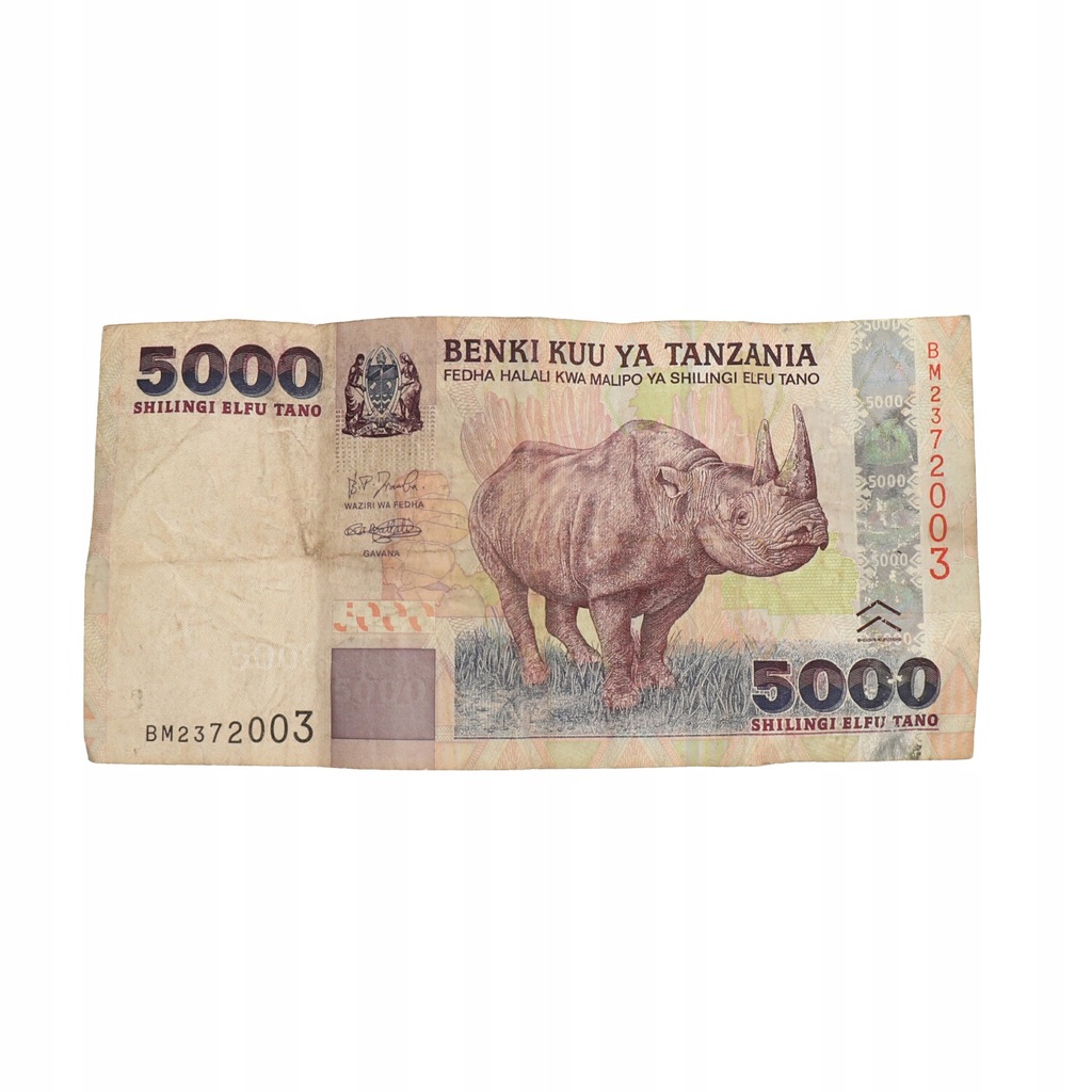 Tanzania - 5.000 szylingów - 2003 r