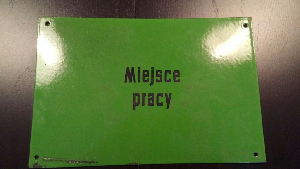 Safety Tablica "Miejsce pracy"