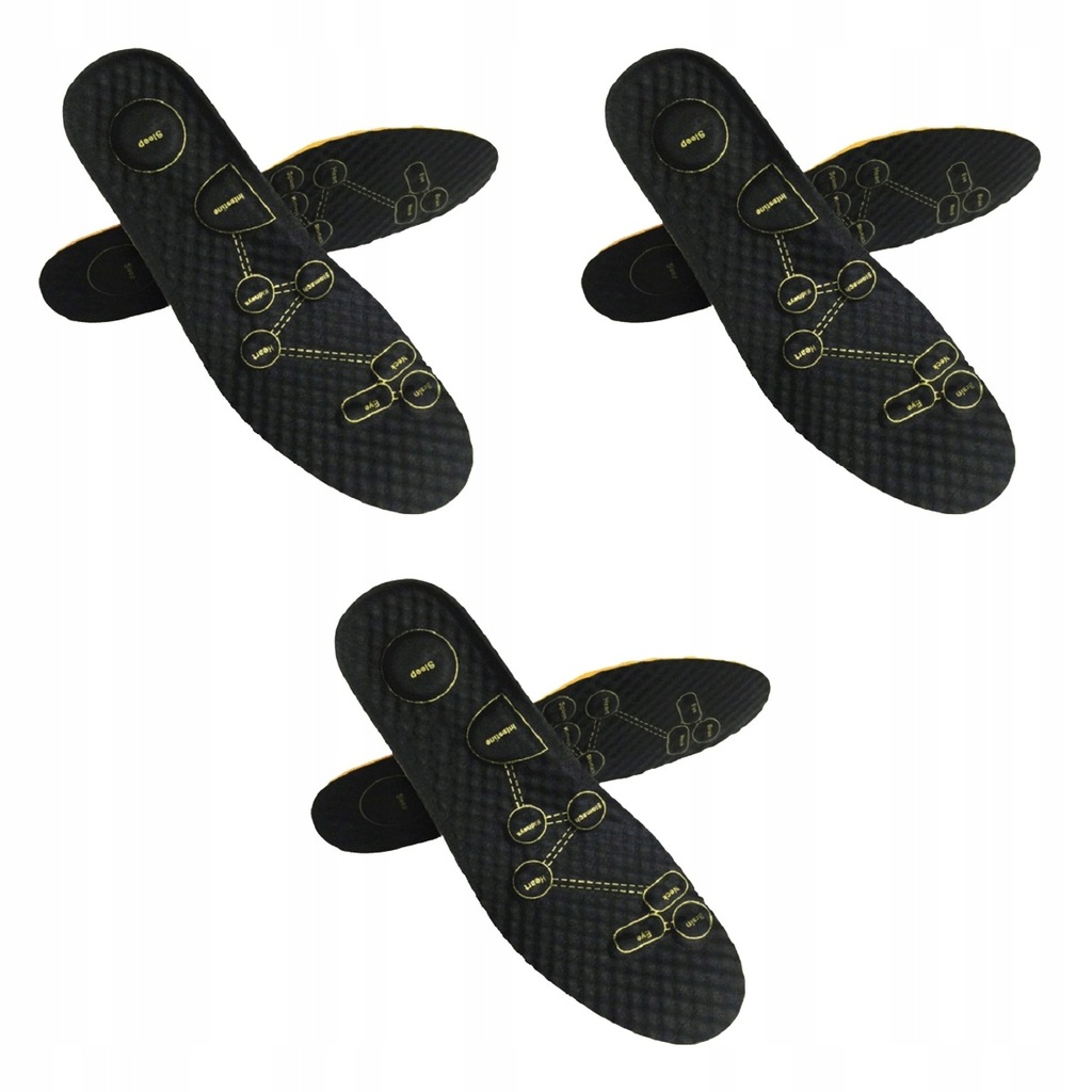 Running Shoe Sneaker Insoles 3 Pairs