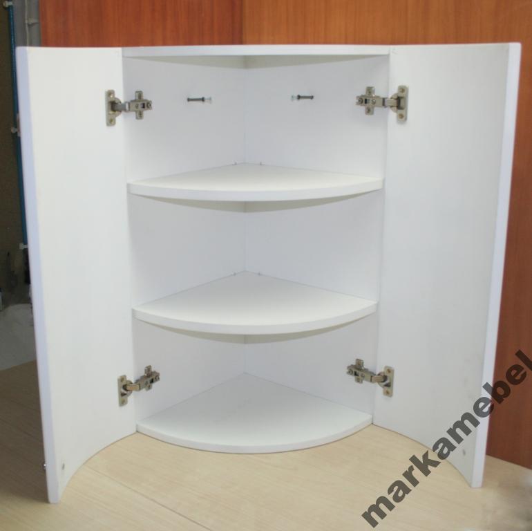 SZAFKA ŁAZIENKOWA WISZĄCA LAKIEROWANA NAROŻNA ŁUK - 7625200887