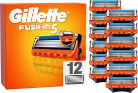 Gillette Fusion5 Ostrza Wymienne do Maszynki 12 szt