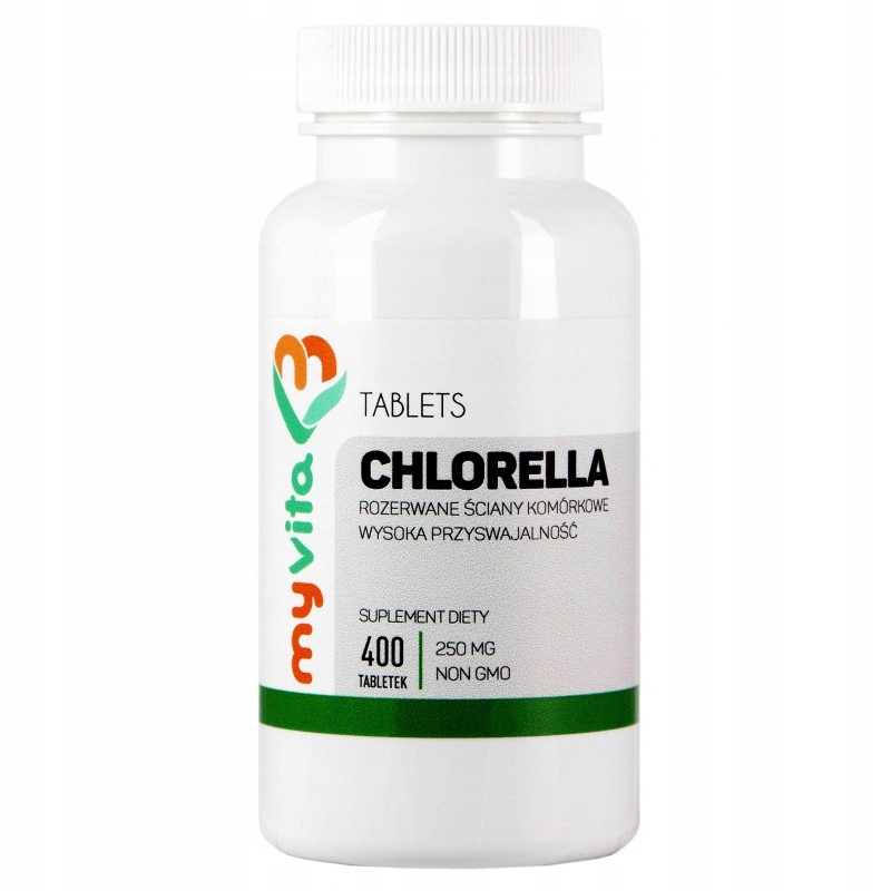 MyVita Chlorella tabletki 250mg, 400 szt. ____________