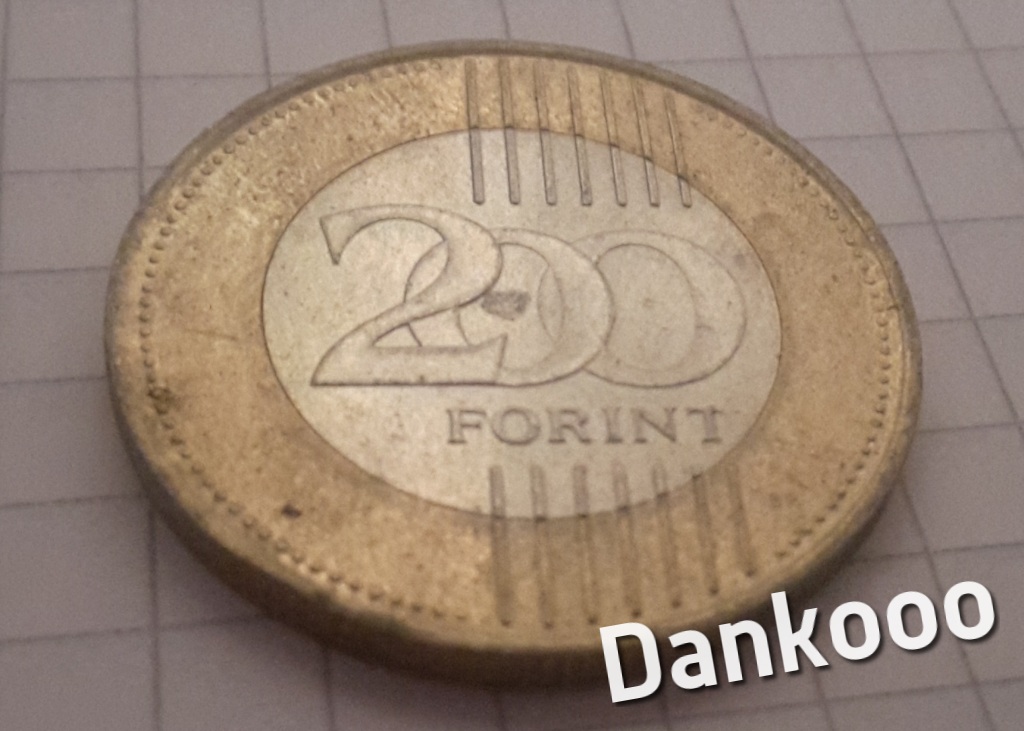 Monety Europy Węgry 200 Forint 2009