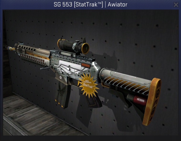 SG 553 AWIATOR AERIAL STATTRAK