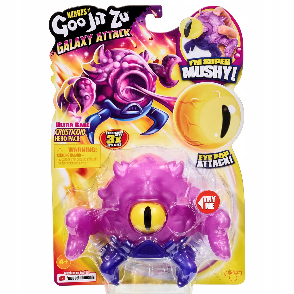 Goo Jit Zu Galaxy Attack Hero CRUSTICOID (RARE)