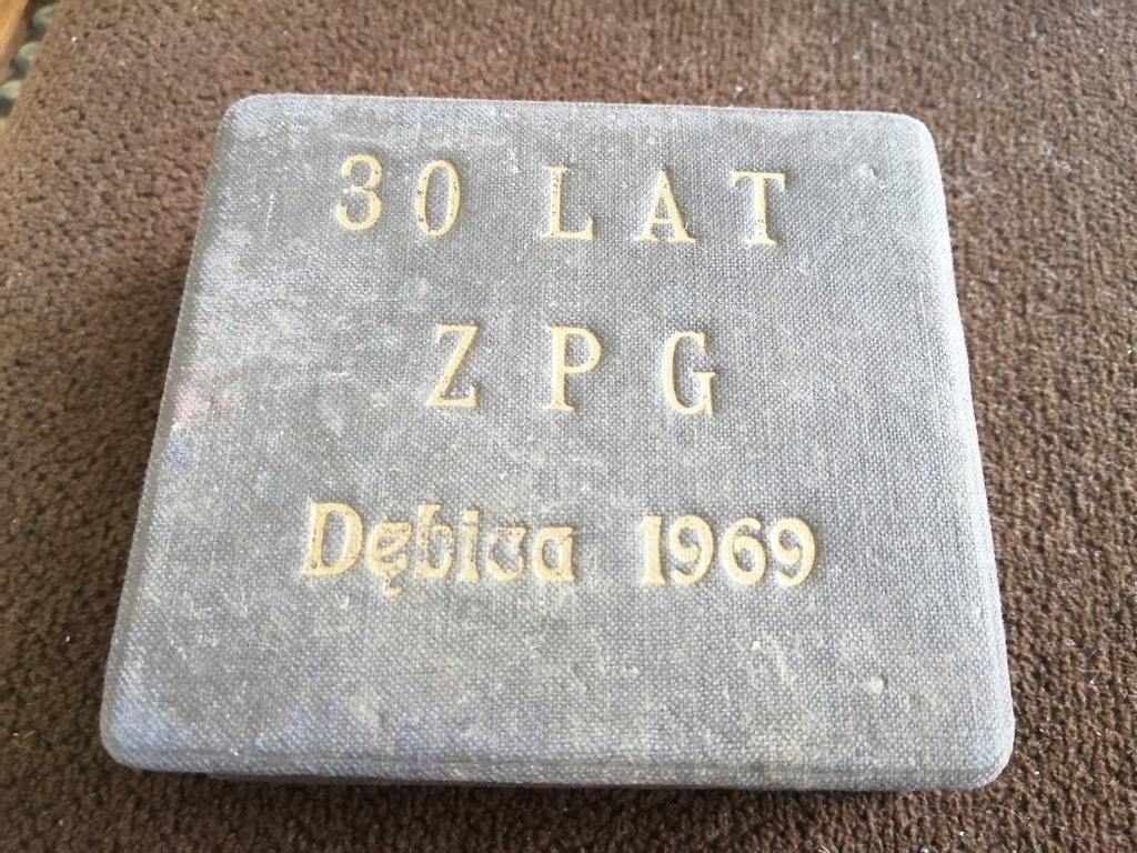 Dębica Tarnów opony ZPG PRL 1969r medal XXX lat