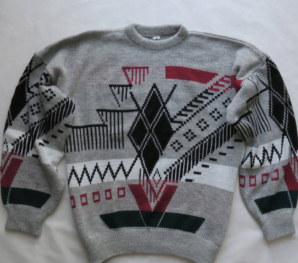 Sweter na zimę Kononowicz L Vintage