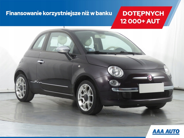 Fiat 500 1.2 , Salon Polska, Serwis ASO, GAZ