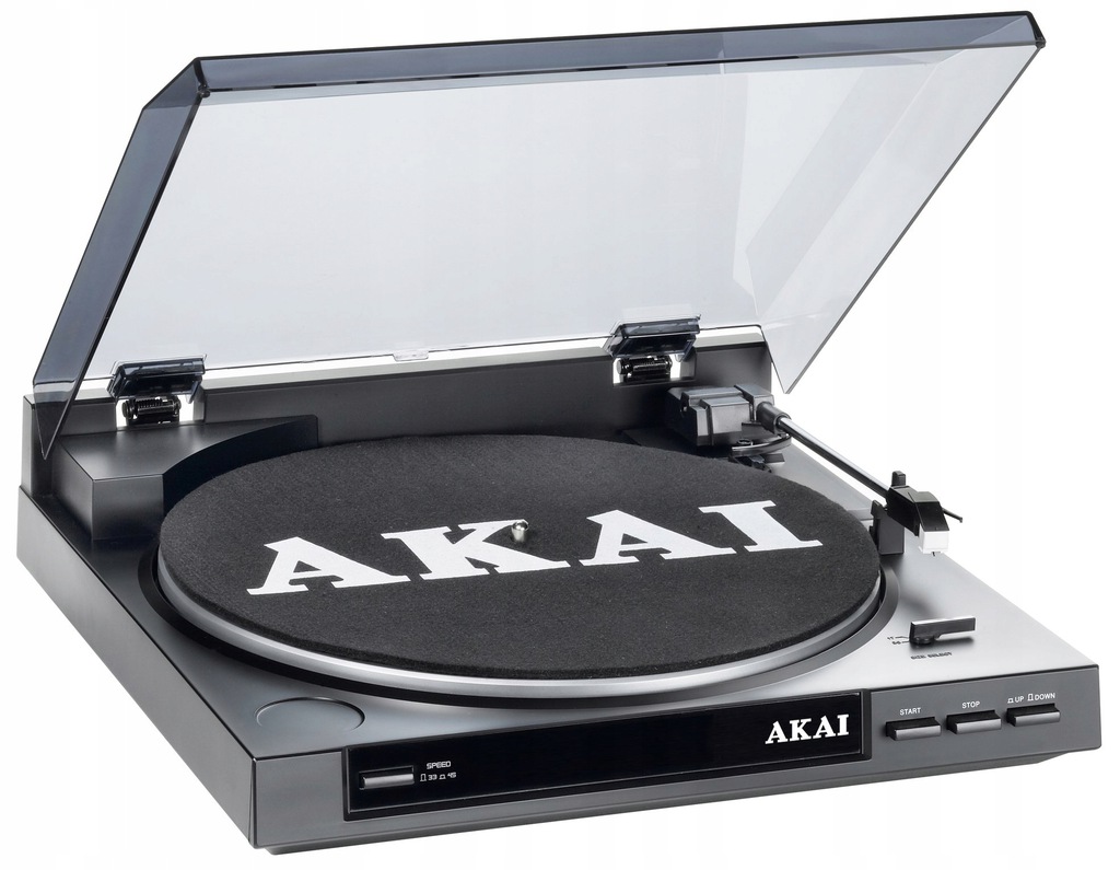 NOWOCZESNY GRAMOFON Akai ATT01U 33/45 RPM USB