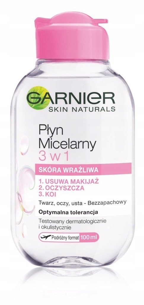 Garnier Skin Naturals Płyn micelarny 3w1 - skóra w