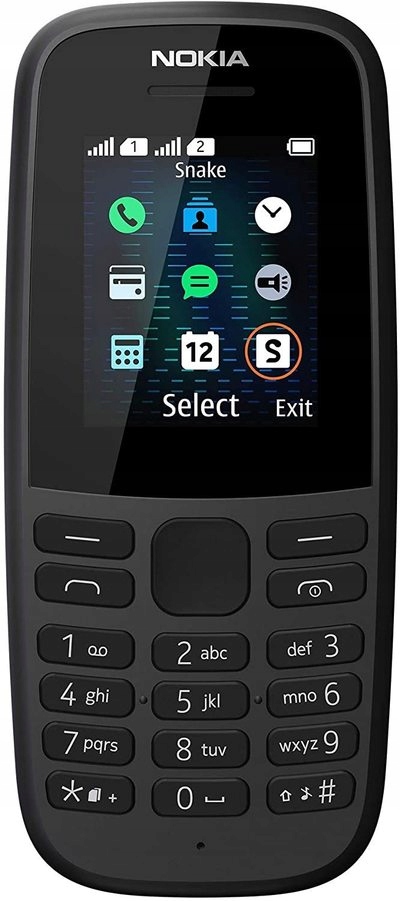 NOKIA 105 TELEFON KOMÓRKOWY CZARNY