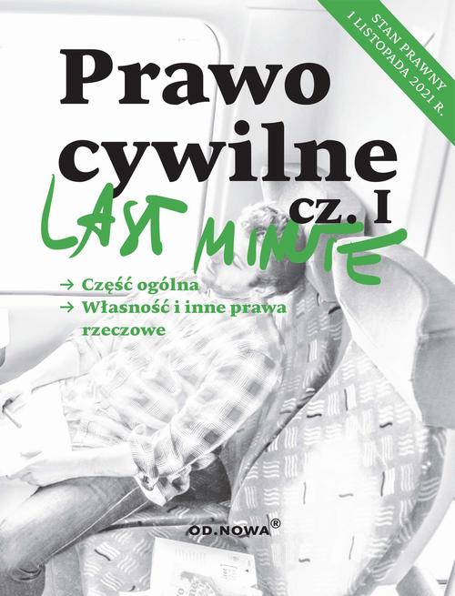 (e-book) Last Minute Prawo cywilne cz.I - listopad 2021