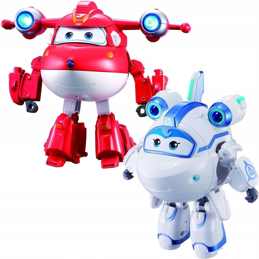 SUPER WINGS TRANSFORMUJĄCY ROBOT DŻETEK + ASTRA