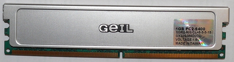 GEIL SILVER 1GB PC2-6400 800MHz