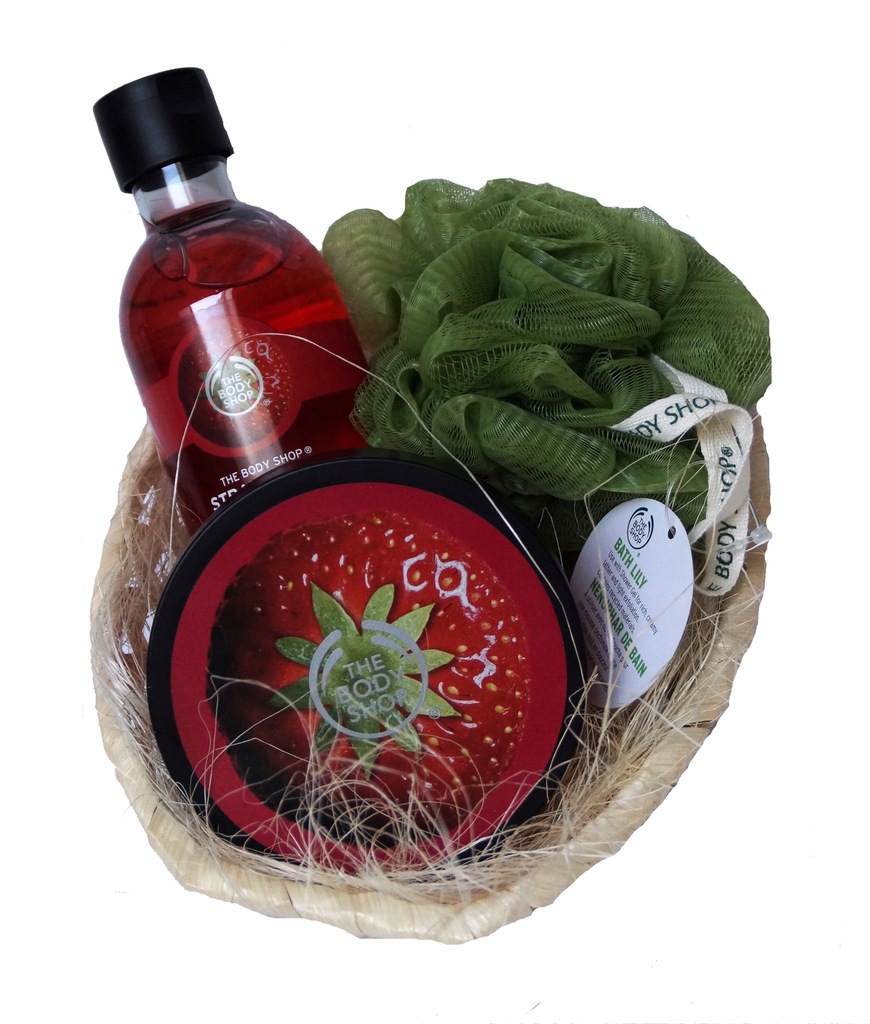 THE BODY SHOP_ZESTAW_STRAWBERRY TRUSKAWKA prezent