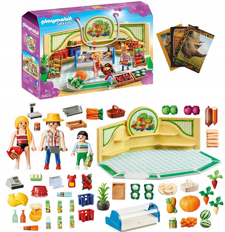 PLAYMOBIL 9403 SKLEP ZE ZDROWĄ ŻYWNOŚCIĄ
