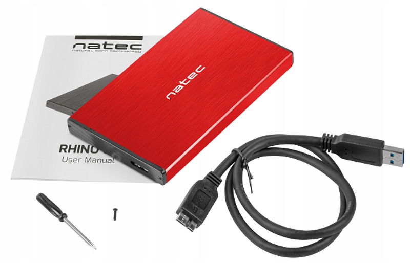 Купить Корпус жесткого диска Natec Rhino GO 2.5 SATA USB 3.0: отзывы, фото, характеристики в интерне-магазине Aredi.ru