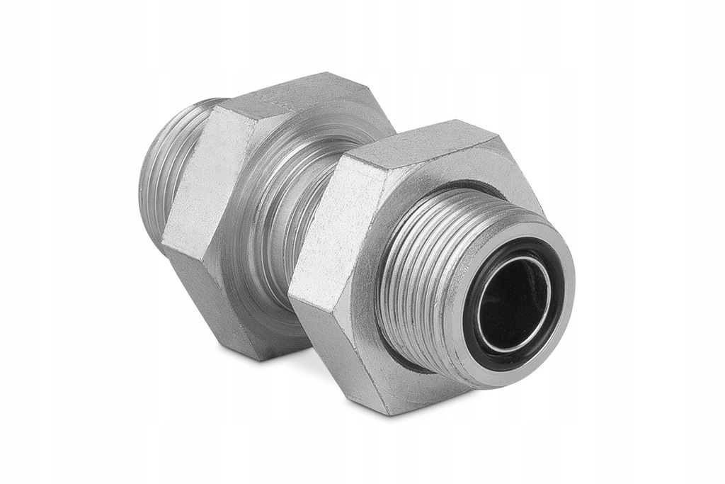 Złączka prosta grodziowa z przeciwnakrętką 11/16” ORFS-11/16” ORFS 6050-09