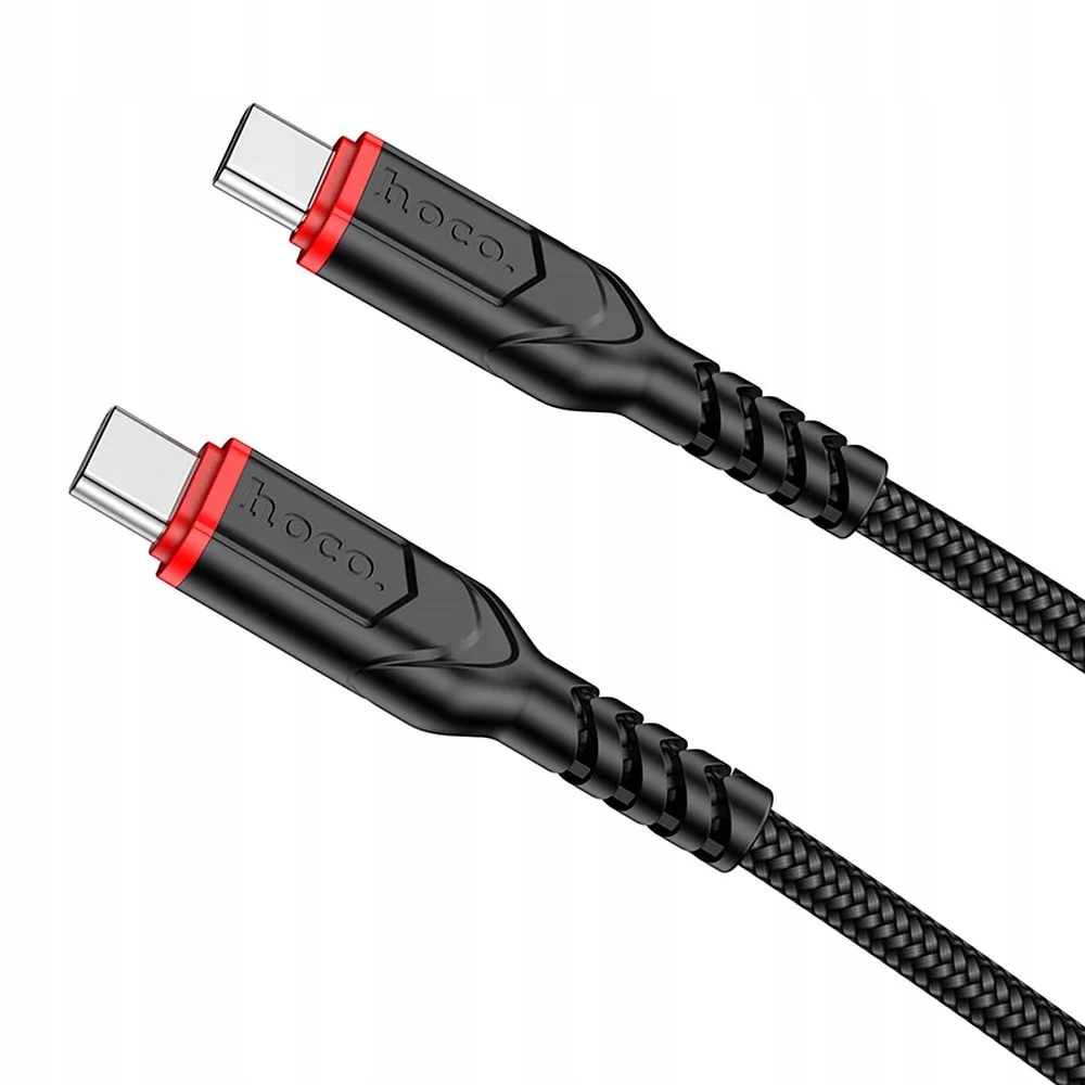 HOCO kabel Typ C do Typ C PD QC 3A 60W X59 1 m czarny
