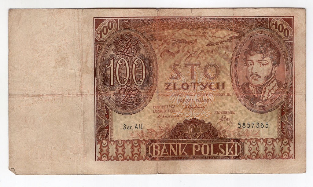100 złotych 1932 Ser. AU.