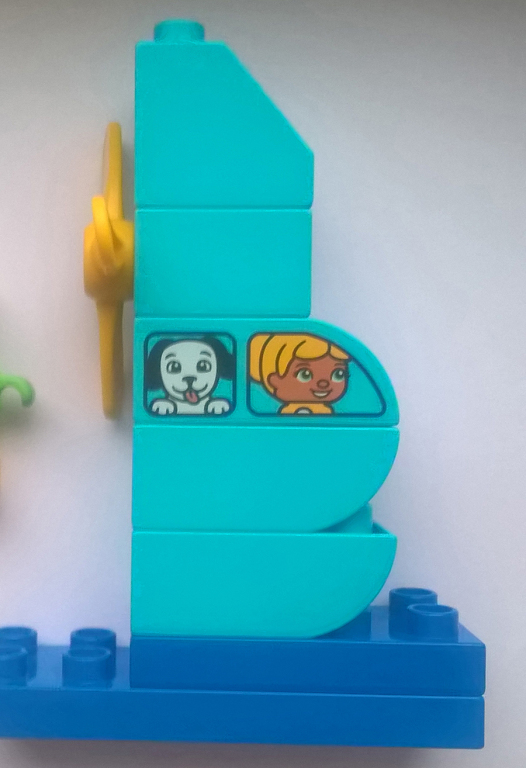 Klocki Lego Duplo ludziki zwierzątka 8 szt