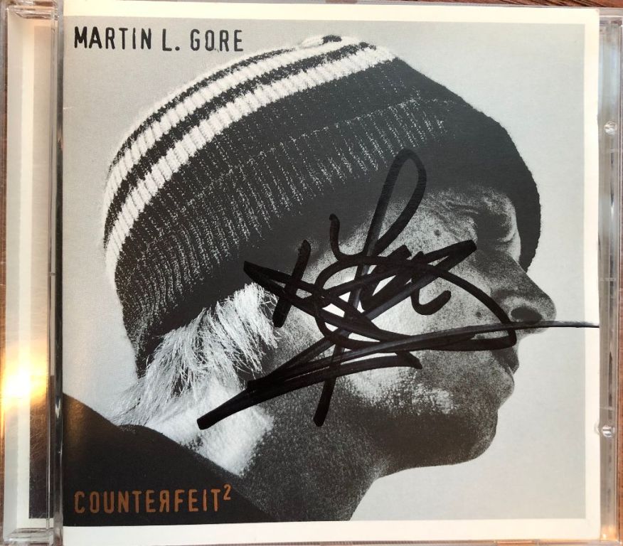 Martin Gore Depeche Mode CD autograf