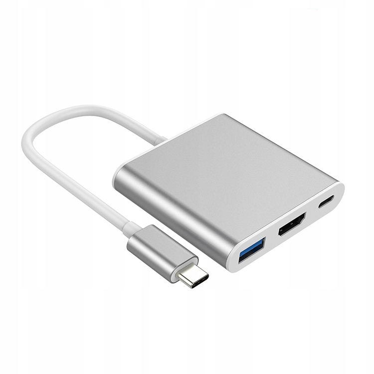 Купить Адаптер 3-в-1 HUB USB-C HDMI 4K MacBook: отзывы, фото, характеристики в интерне-магазине Aredi.ru