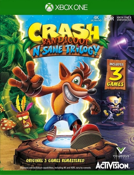 CRASH BANDICOOT N. SANE TRILOGY XBOX ONE KLUCZ