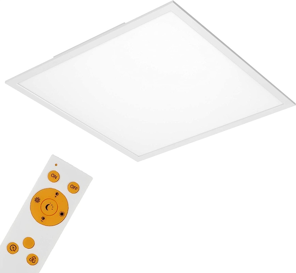 Plafon kwadratowy Briloner 59,5 biały