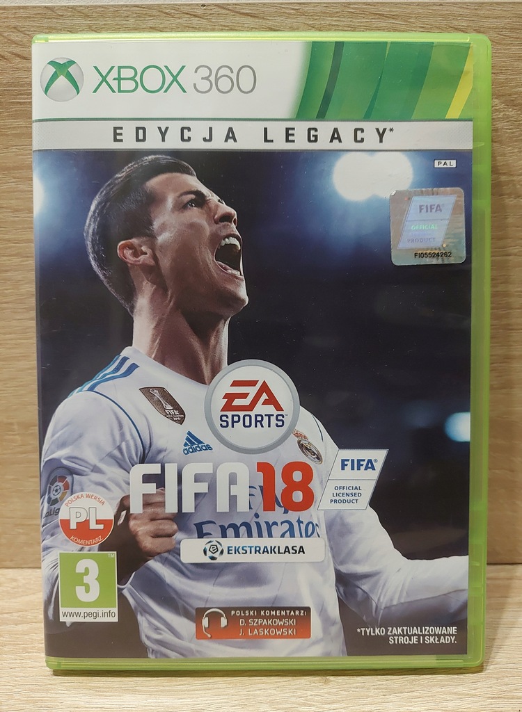 Gra FIFA 18 PL XBOX 360 X360