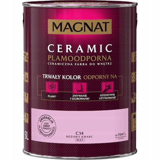 Magnat Ceramic C34 Różowy kwarc 5L