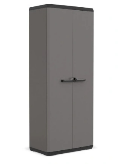 Mobile Keter Linear Wood 68x39x90 Cm - Grigio/Beige, Ripiano Regolabile, Per Garage O Lavanderia - Foto 4