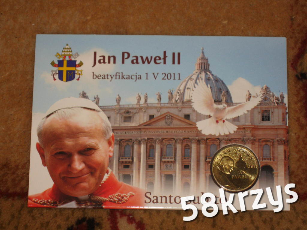 2 ZŁ   JAN PAWŁ II 1920-2005 z 2006 r   blister