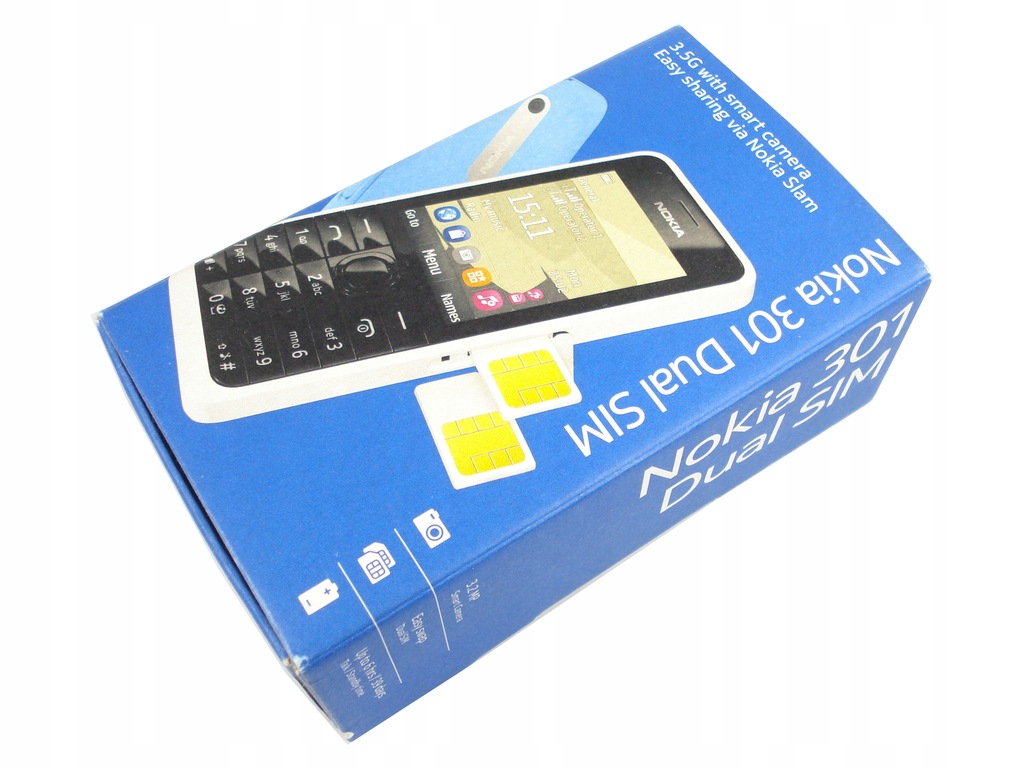 100% ORYGINALNA NOWA NOKIA 301 RM-839 DUAL SIM