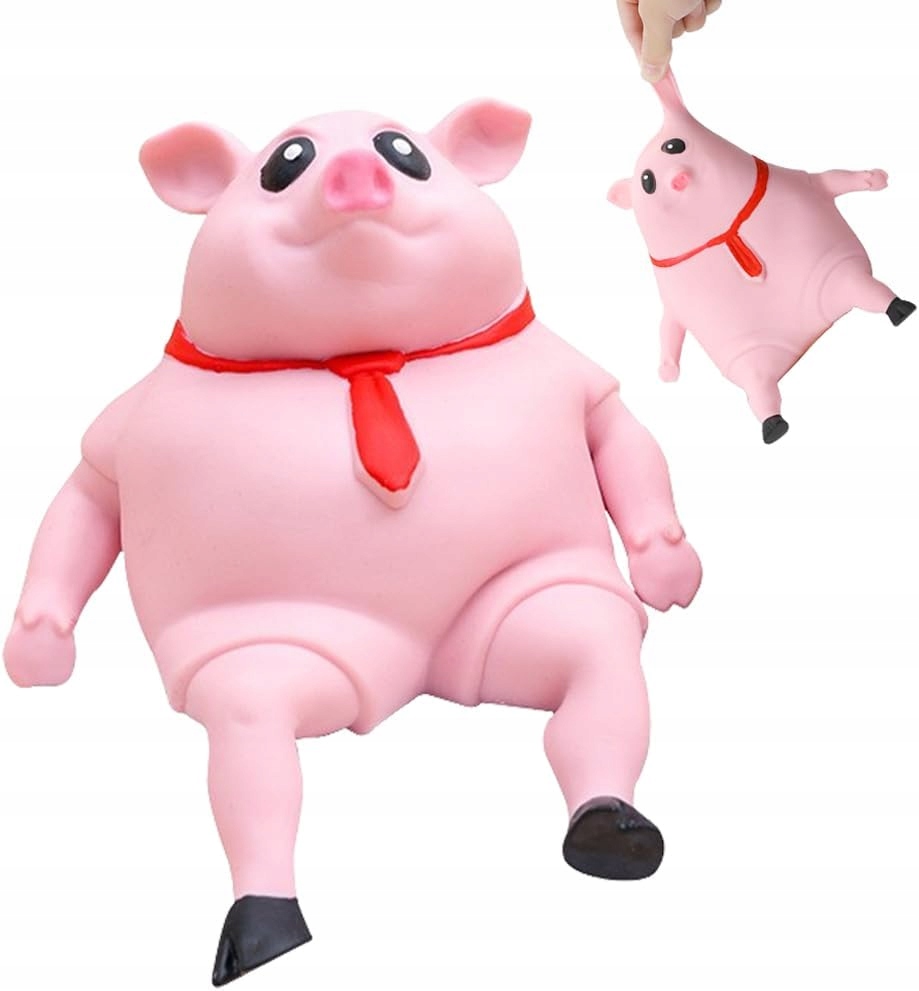 GNIOTEK ANTYSTRESOWY ZABAWKA SQUISHY ŚWINKA