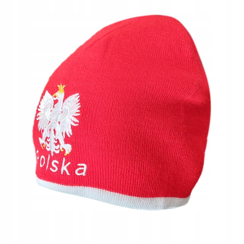 POLSKA CZAPKA ZIMOWA DLA KIBICA POLSKI