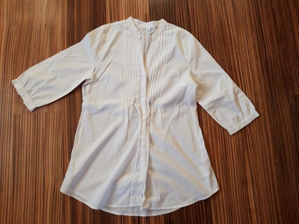 Biała bluzka tunika C&A r.42