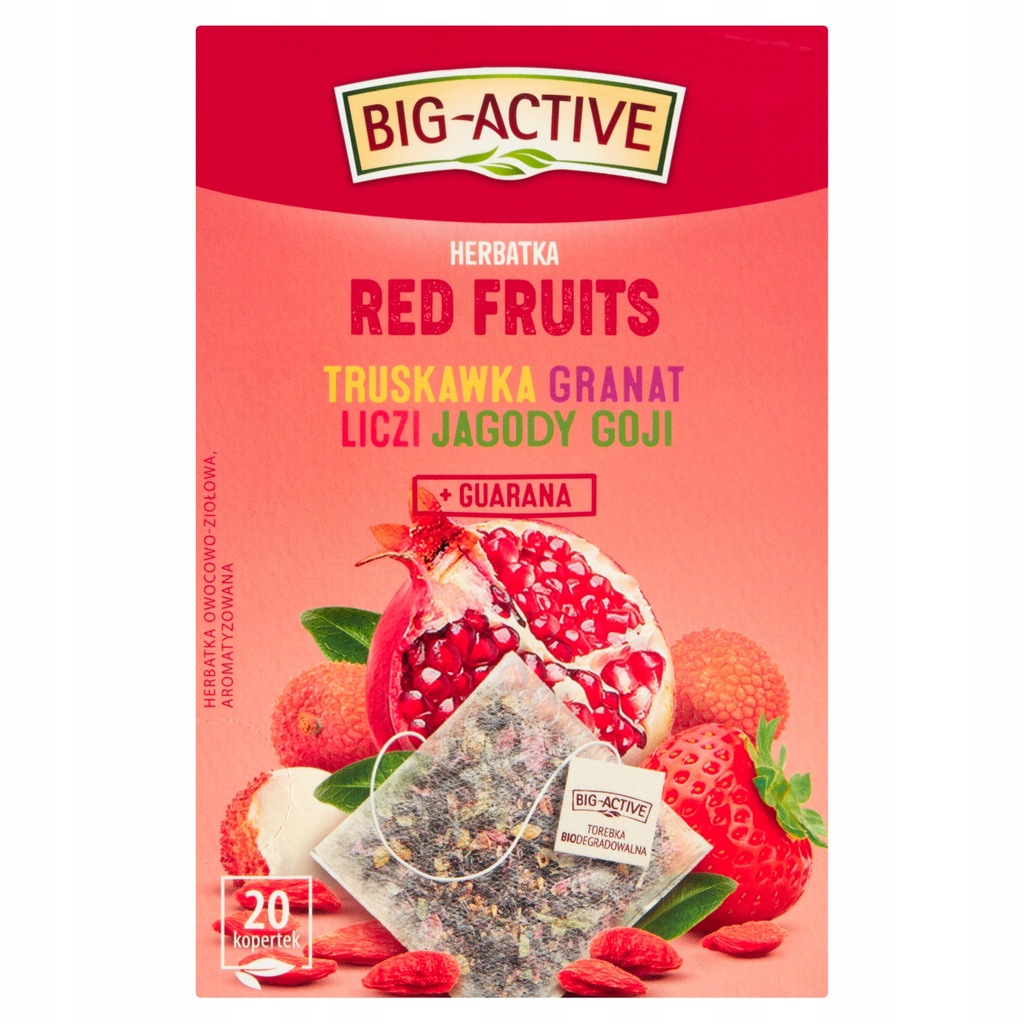 Big-Active Red Fruits Herbatka 45 g 20T