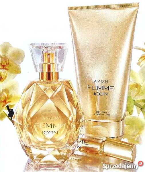 Avon zestaw 3 FEMME ICON perfumy balsam perfumetka