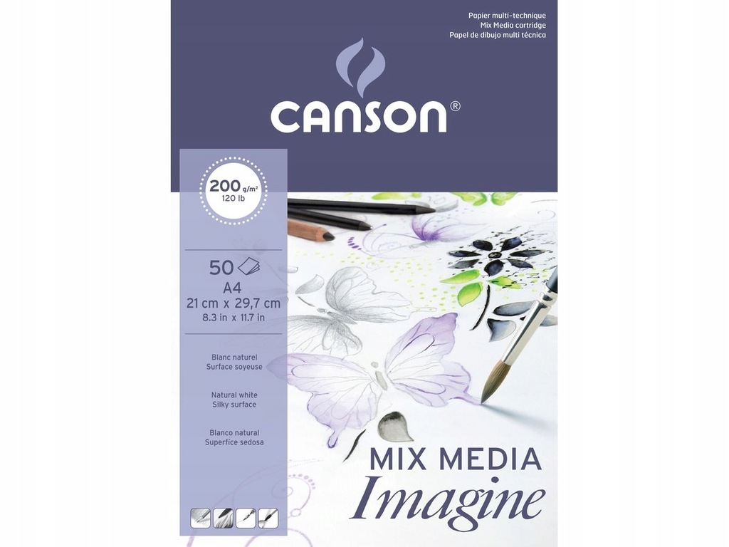 Blok A4/50 200g Imagine Canson